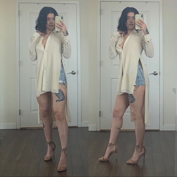 Haute Hippie Tops - Haute Hippie Asymmetrical Blouse